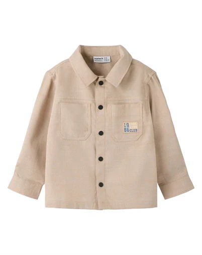 Name it - NMMKristof Overshirt - Sesame